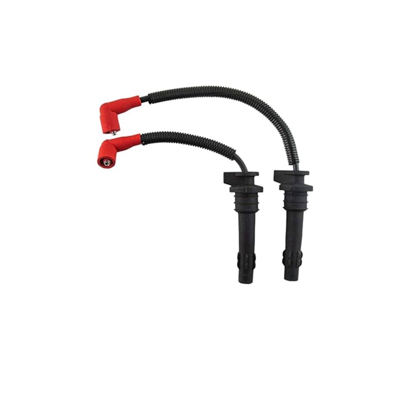 Ignition Coil Spark Plug Caps and Wires (Pair) – Fits