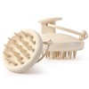 LEKOU 2pcs Cepillo De Champú De Silicona Suave, Cepillo Del