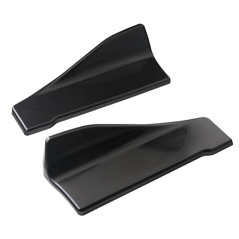 2PCS Rear Bumper Lip Splitter 35cm Scratch Resistant Bumper Lip