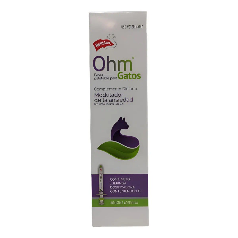 Holliday Ohm Modulador Ansiedad Gatos Pasta Palat