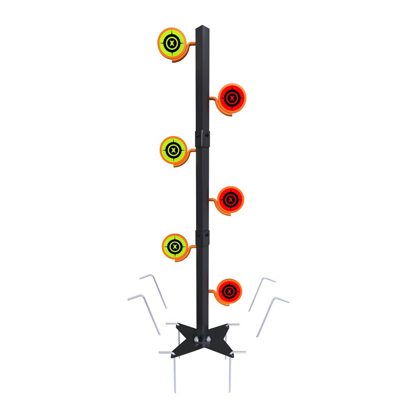AIMAX OUTDOOR Dueling Tree Target Kit for .22 Rimfire, Metal