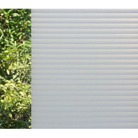 VSUDO 1 Roll 35.4" by 78.7" Privacy Window Film, Blind Pattern Window Tint, Static Cling Window Glass Sticker for Home (19.37 Sq. Ft Total)