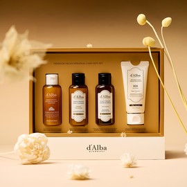 Dalva D'Alba personal care 4-piece gift set (serum cleanser 65ml + body cleanser 65ml + shampoo 65ml + treatment 50ml) / 달바 퍼스널 케어 4종 기프트 세트(세럼 클렌저 65ml+바디 클렌저 65ml+샴푸 65ml+트리트먼트 50ml)