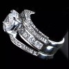 Purity *BRILLIANT* ALL CLEAR CZ WEDDING SET (RING JACKET)_SZ-5__
