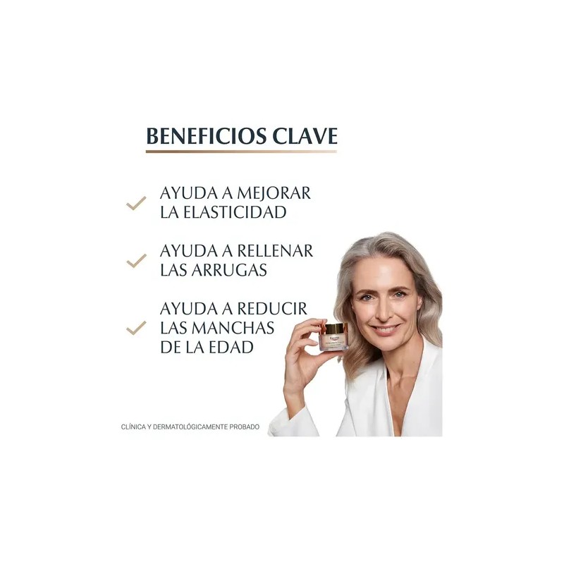 Crema Facial Hyalluron-fyller y Elasticity Día 50 mL Eucerin
