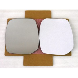 New Mirror Glass with Full Size Adhesive for 2011-2024 Infiniti QX80 QX56 Nissan Quest 2017-2024 Nissan Armada Driver Side View Left LH