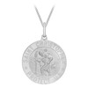 Tuscany Silver St. Christopher Pendant on Curb Chain of 51