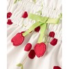 Gymboree,Girls,and Toddler Sleeveless Dresses,3 Years,White Cherries