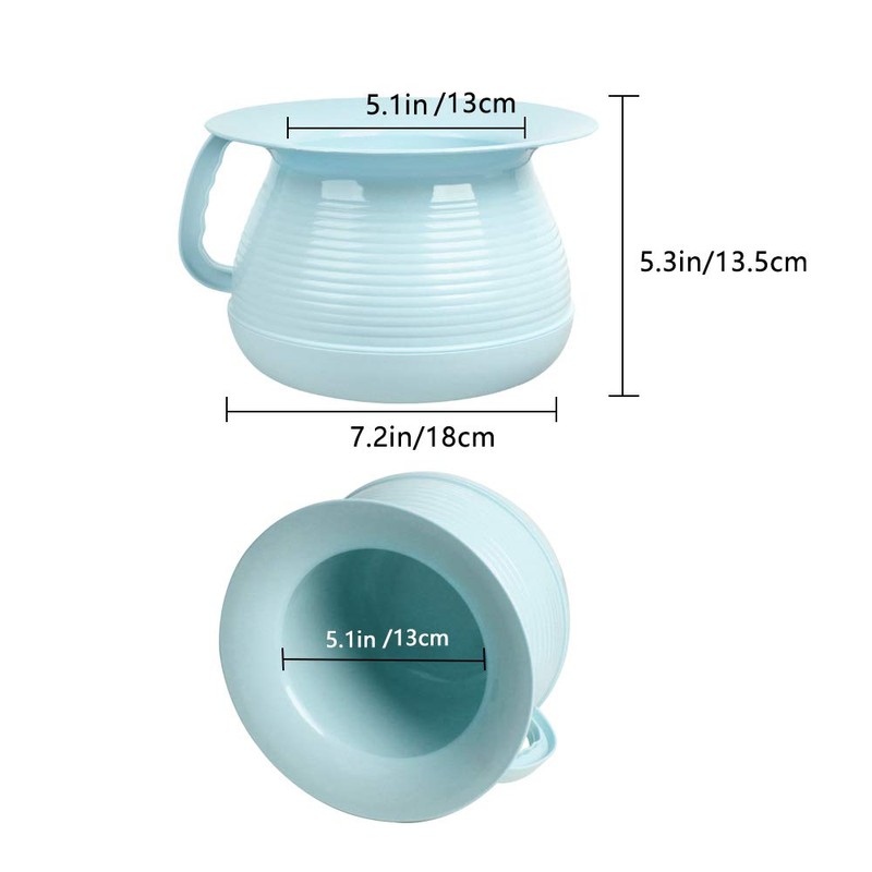 OOCOME Chamber Pot Bedpan Urinal Bottle Urine Pots Potty Pee