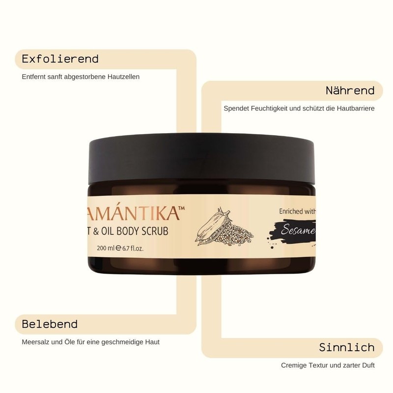 SEAMANTIKA - Mineral Facial Scrub with Apricot Kernels - Gentle