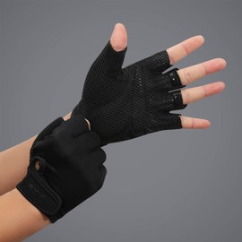 ZEROFIRE Workout Gloves for Women Men - Weight Lifting Gloves with Full Palm Protection & Extra Grip for Women Gym, Weightlifting, Weight Lift, Rowing, Exercise, Sport, Cycling.Black-Large