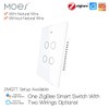 MOES ZigBee Smart Touch Wall Light Switch,Requires Tuya ZigBee Hub,No