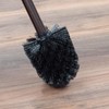 JS Jackson Supplies Sleek Toilet Brush and Holder with Metal