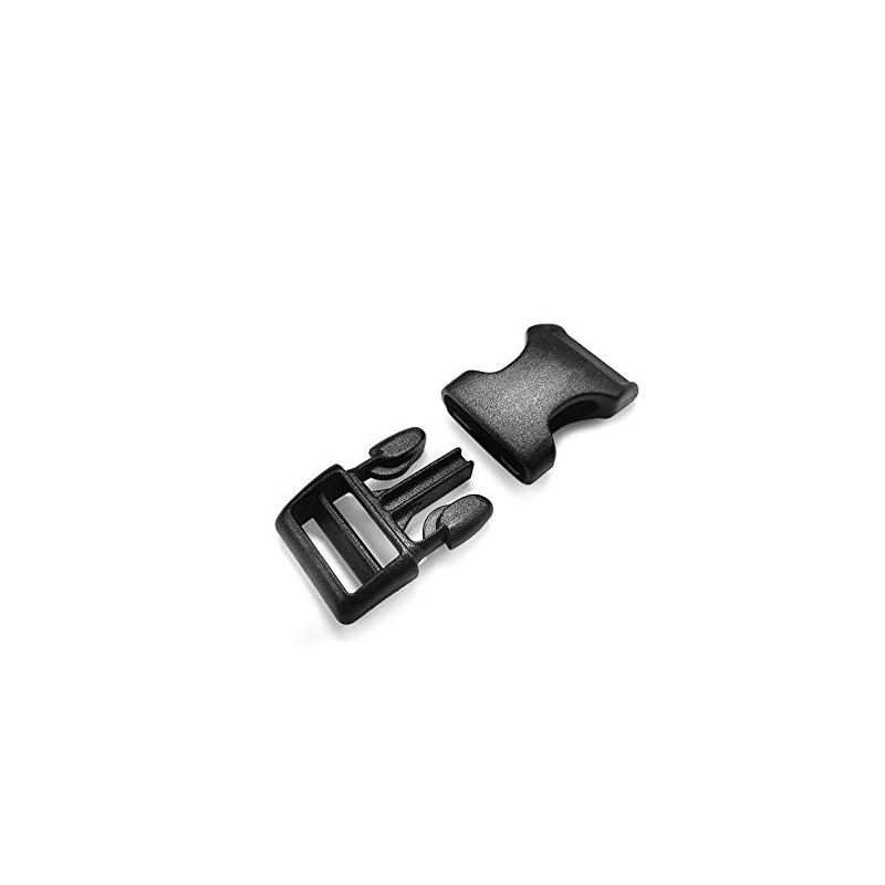 Ganzoo Plastic Click Fastener, Set of 10, Extremely Stable, 3/4