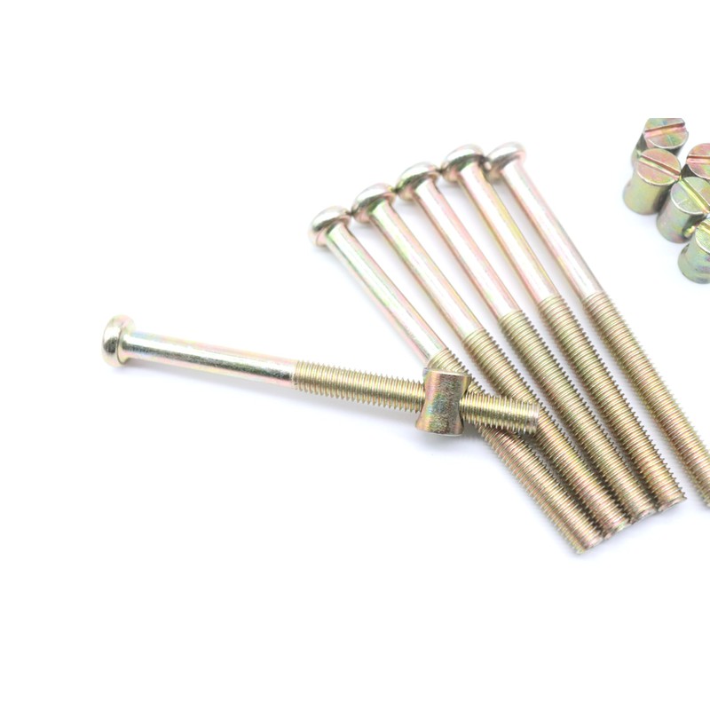 BinifiMux M8 x 90mm Bed Bolt Crib Screw Set -