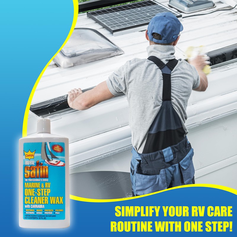 Garry's Royal Satin - Marine & RV Cleaner Wax: One-Step