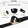 JasGood Women's Stretch Belt, Braided Belt, Women's Elastic Fabric Belt,