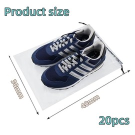 Transparent Frosted Travel 20 Bags（11.8×15.7in/30 * 40cm）, Travel Storage Family Storage Men's and Women's Shoe Drawstring Bags.