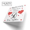Hunts England - 50th Wedding Anniversary Card - 50 Years