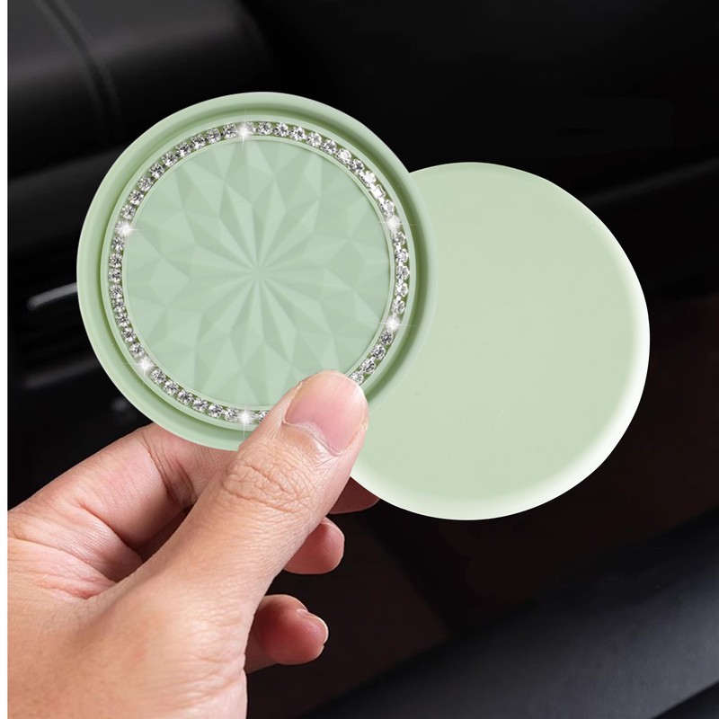 Amooca Car Cup Coaster 4 Pack Universal Non-Slip Cup Holders