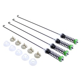 ApplianPar W10780051 Washer Suspension Rod Spring Damper Assembly Kit for Whirlpool Maytag Kenmore Amana Washing Machines Replaces W10257085, W10257086, W10317708, W10317709, W10748951
