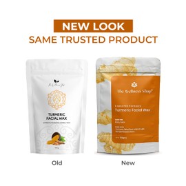 The Wellness Shop Women - Turmeric Facial Wax Powder For Leg| 5 Minute Painless Face Hair Removal Waxing Powder | Easy To Use At Home (100G) (Turmeric)