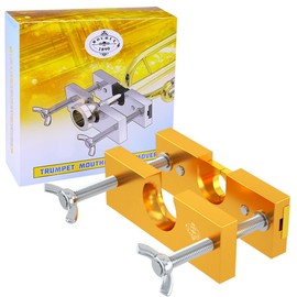 Adjustable Trumpet Mouthpiece Remover Puller for Brass Instruments - Accessories for Trumpets, Trombones, Horns, and Euphoniums（Gold）