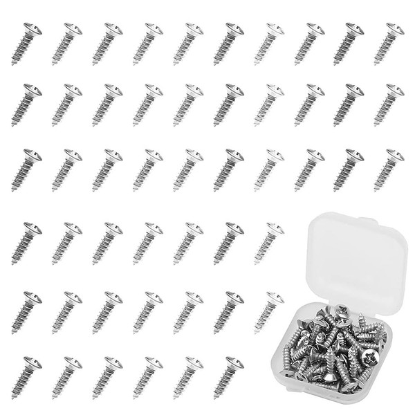 Screws for Guitar, Pack of 50 Guitar Bass Pickguard Screws