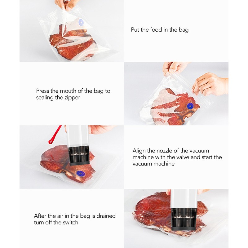 Handheld Vacuum Sealer Portable Small USB Charging Multifunctional Automatic Food