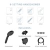 Moen Attune Dual Shower Head with Handheld Sprayer Combo, 6