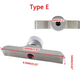 Depth Gage Bottom Base, 100 x 16MM Caliper Gauge Base for Dial Indicator Attachment