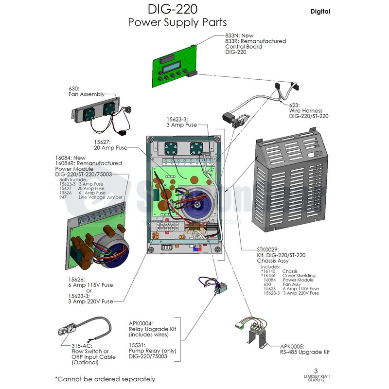 eSeaongear P11 Relay - AutoPilot 15531 for Pool Pilot DIG-220
