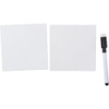 allcoupon 12 Pack Dry Erase Sticky Notes,Reusable Whiteboard Stickers for