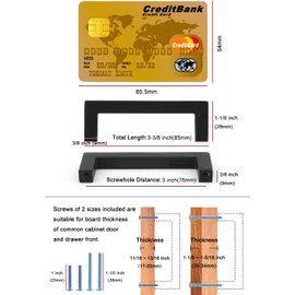 KOOFIZO Oil Rubbed Bronze Cabinet Pulls Bronze Cabinet Handles, 10 Pack 3 Inch Rubbed Bronze Hardware for Kitchen Cabinets Drawer Dresser 1816 Cupboard Bedroom Bathroom Vanity