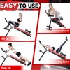 Bigzzia Adjustable Ab Exercise Bench, 12.6kg, Full Body Exercise Equipment