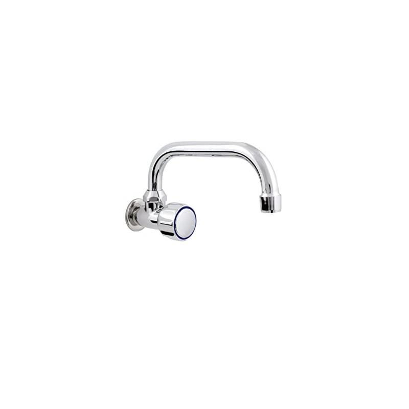 HYDROLAND Water Valve, 3/4 Inch U Shape Wall Valve, Cold