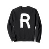 Creative Bold White Letter R - Design - Alphabet -