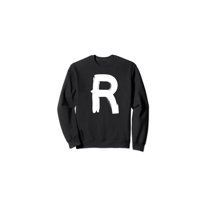Creative Bold White Letter R - Design - Alphabet -