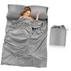 Kisangel Travel Sleeping Bag for Hotels Stylish Polyester Sleep Sack