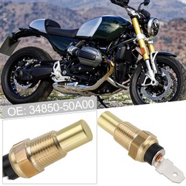 YINETTECH 1PC Motorcycle Water Temperature Sensor OE: 34850-50A00 Coolant Temperature Sensor Radiator Fan Temperature Sensor Compatible with Suzuki