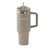 Tim Hortons 40oz Beige Stainless Steel Tumbler with Handle and