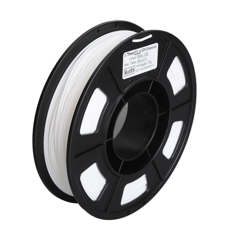 3D Printer Filament White 1.75mm 8.8oz Net Weight 180 to