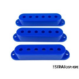 The STRATosphere *NEW PICKUP COVERS for Fender Standard Stratocaster Strat Guitar Parts Blue