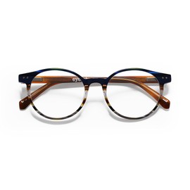 eyebobs Case Closed Wide Premium Unisex Reading Glasses for Men and Women | Round Eye Glasses