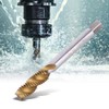 M8x1.25mm Spiral Fluted Tap High Speed Steel Thread Cutter Machine