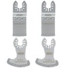 XXGO 4 Pcs Diamond Oscillating Multi Tool Blades for Removing