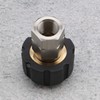 ECSiNG Pressure Washer Adapter, Metric M22 to 1/4" NPT Female