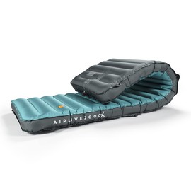 ZOOOBELIVES 3D Wrapping Inflatable Camping Sleeping Pad with Built-in Pump, Extra Thick and Wide, Ultimate Comfortable Compact Camp Air Mat for Tent, Car Traveling and Backpacking - Airlive2000X