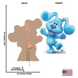 Cardboard People Blue Life Size Cardboard Cutout Standup - Blue's Clues (TV Series)