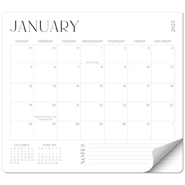 Beautiful 2025-2026 Magnetic Fridge Calendar - Runs From January 2025